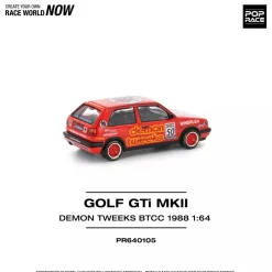 Pop Race Other Toys & Hobbies*GOLF GTI MkII TEAM DEMON TWEEKS BTCC 1988 1/64 Miniature Car JAPAN OFFICIAL