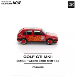Pop Race Other Toys & Hobbies*GOLF GTI MkII TEAM DEMON TWEEKS BTCC 1988 1/64 Miniature Car JAPAN OFFICIAL