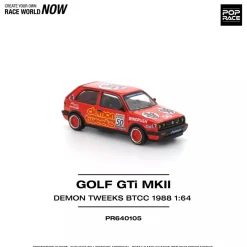Pop Race Other Toys & Hobbies*GOLF GTI MkII TEAM DEMON TWEEKS BTCC 1988 1/64 Miniature Car JAPAN OFFICIAL