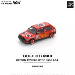 Pop Race Other Toys & Hobbies*GOLF GTI MkII TEAM DEMON TWEEKS BTCC 1988 1/64 Miniature Car JAPAN OFFICIAL