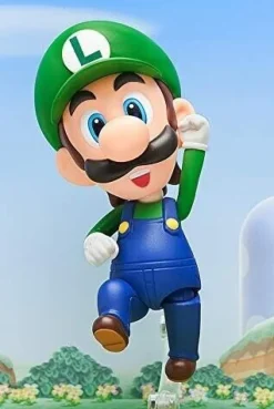 Good Smile Company Nendoroid*Nendoroid Super Mario Luigi Action Figure JAPAN OFFICIAL