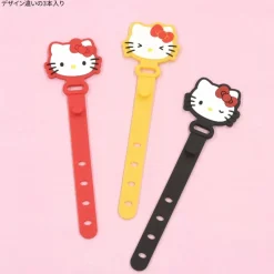 Gourmandise Sanrio Characters*Hello Kitty Cable Band 3 Pcs Set JAPAN OFFICIAL