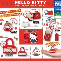 Takara Tomy A.R.T.S Sanrio Characters*Hello Kitty Nostalgic Item Miniature Collection Complete Set Capsule Toy JAPAN