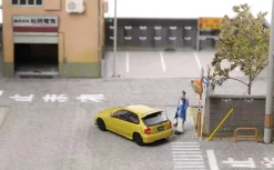 Model 1 Other Toys & Hobbies*Honda Civic Type R EK9 Gold 1/64 Miniature Car JAPAN OFFICIAL