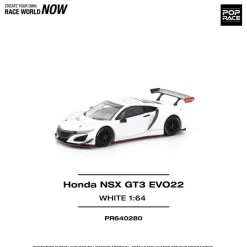 Pop Race Other Toys & Hobbies*Honda NSX GT3 EVO22 White 1/64 Miniature Car JAPAN OFFICIAL