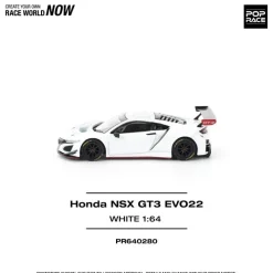 Pop Race Other Toys & Hobbies*Honda NSX GT3 EVO22 White 1/64 Miniature Car JAPAN OFFICIAL
