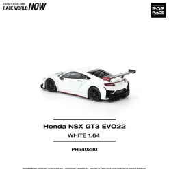 Pop Race Other Toys & Hobbies*Honda NSX GT3 EVO22 White 1/64 Miniature Car JAPAN OFFICIAL
