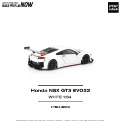 Pop Race Other Toys & Hobbies*Honda NSX GT3 EVO22 White 1/64 Miniature Car JAPAN OFFICIAL