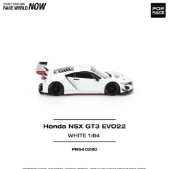 Pop Race Other Toys & Hobbies*Honda NSX GT3 EVO22 White 1/64 Miniature Car JAPAN OFFICIAL