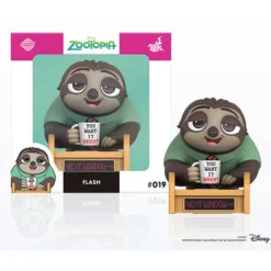 Hot Toys Figure*Cosbi Disney Collection 019 Zootopia Flash Figure JAPAN OFFICIAL