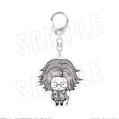 empty HUNDRED LINE Last Defense Academy Chibi Acrylic Keychain 05. Eito Aotsuki JAPAN