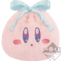 BANDAI Ichiban Kuji Kirby Cloudy Candy Fluffy Kirby Drawstring Pouch Prize D JAPAN
