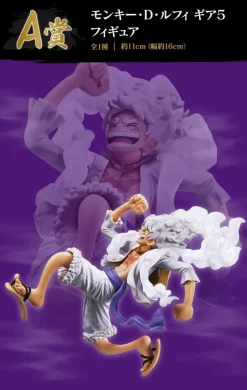 BANDAI Ichiban Kuji ONE PIECE BEYOND THE LEVEL Monkey D Luffy Gear 5 Prize A Figure