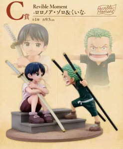 BANDAI Figure|One Piece*Ichiban Kuji One Piece Road To Dawn Roronoa Zoro & Kuina Prize C Figure JAPAN