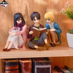 BANDAI Ichiban Kuji The Rumbling Attack on Titan Eren & Mikasa & Armin Prize A Figure
