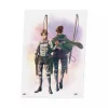 BANDAI Ichiban Kuji The Rumbling Attack on Titan Levi & Hanji E Acrylic Board JAPAN