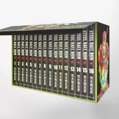 Shueisha JoJo's Bizarre Adventure Part 7 Steel Ball Run Vol.1-16 Complete Box Set Comics