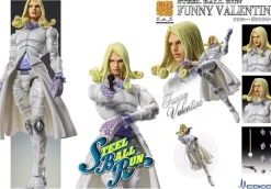 Medicos Jojo'S Bizarre Adventure*JoJo's Bizarre Adventure Super Action Statue Figure 7th part Funny Valentine