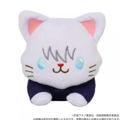 Movic Plush Toy*Jujutsu Kaisen Kaigyoku Gyokusetsu withCAT Plush Doll Nesoberi Satoru Gojo JAPAN