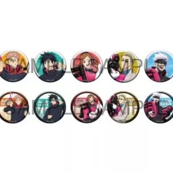 Medicos Entertainment Other Toys & Hobbies*Jujutsu Kaisen Tin Badge Collection Music ver. Complete Set JAPAN OFFICIAL