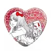 YTE Other Toys & Hobbies*Junji Ito x Sanrio Characters Gal Tomie & Hello Kitty Hologram Heart Can Badge