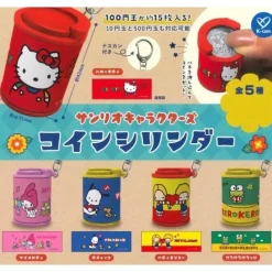 K Company Capsule Toy|Capsule Toy*Sanrio Characters Coin Cylinder Complete Set Capsule Toy JAPAN