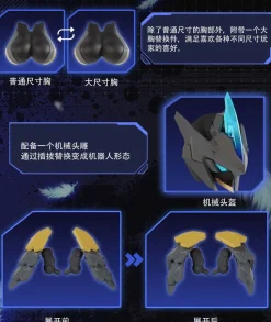 Kai Tian Ji Chuang Figure*Mecha Angel BLACK SWAN-ELYSIA 1/12 Model Kit JAPAN OFFICIAL