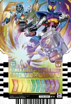 BANDAI Kamen Rider Gavv DX PunchingGummy Gochizo & RideChemy Card Double Rider Kick Ver