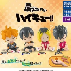 TAKARA TOMY ARTS Figure|Capsule Toy*Katazun Fig. Haikyuu All 4 Type Set Figure Capsule Toy JAPAN OFFICIAL