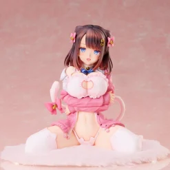 Union Creative Katto Illustration Ribbon Hairpin Chan Nekorindou Illustration Figure JAPAN