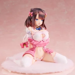 Union Creative Katto Illustration Ribbon Hairpin Chan Nekorindou Illustration Figure JAPAN