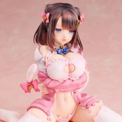 Union Creative Katto Illustration Ribbon Hairpin Chan Nekorindou Illustration Figure JAPAN