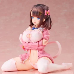 Union Creative Katto Illustration Ribbon Hairpin Chan Nekorindou Illustration Figure JAPAN