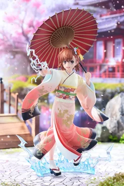 KADOKAWA KDcolle A Certain Scientific Railgun T Mikoto Misaka Furisode Kimono 1/7 Figure