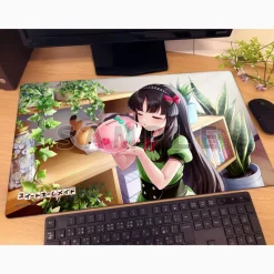 Key-th Sweet Home Maid Himariko Yamazaki Hamatteru Mono Rubber Mat JAPAN