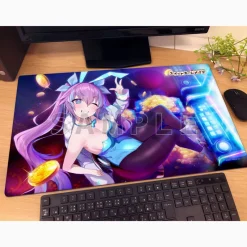 Key-th Sweet Home Maid Tsumugi Morinaga Yume Miru Bunny Time Rubber Mat JAPAN