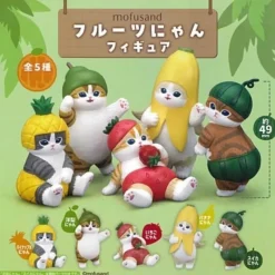 KITAN CLUB Figure*mofusand Fruit Nyan Complete Set Figure Capsule Toy JAPAN OFFICIAL