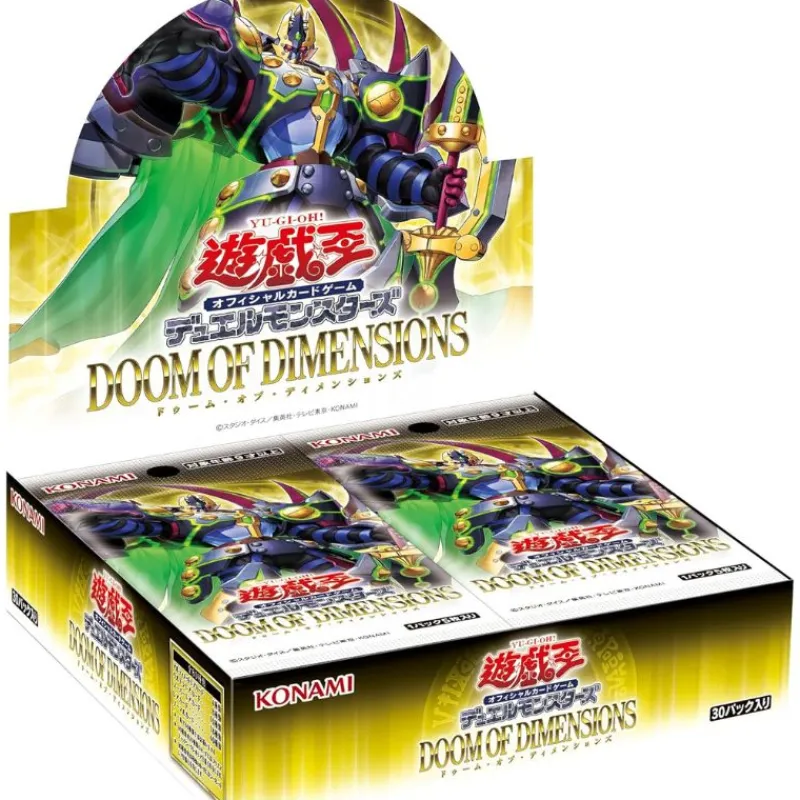 Konami Yu-Gi-Oh|Yu-Gi-Oh Pack*Yu-Gi-Oh! OCG Duel Monsters Doom of Dimensions Booster Pack Box TCG JAPAN