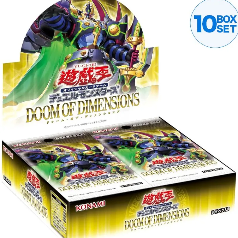 Konami Yu-Gi-Oh|Yu-Gi-Oh Pack*Yu-Gi-Oh! OCG Duel Monsters Doom of Dimensions Booster Pack Box TCG JAPAN