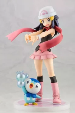 KOTOBUKIYA Figure*ARTFX J Pokemon Dawn with Piplup 1/8 Figure JAPAN OFFICIAL