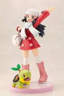 KOTOBUKIYA ARTFX J Pokemon Series Dawn with Turtwig 1/8 Figure JAPAN OFFICIAL