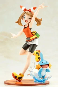 KOTOBUKIYA Figure|Pokemon*ARTFX J Pokemon Series May with Mudkip 1/8 Figure JAPAN OFFICIAL