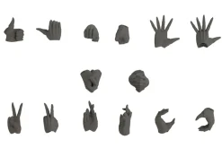 Kotobukiya Megalomaria Unlimited Universe Ex Hand Unit Female Type A Model Kit