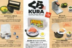 K2 station Kura Sushi Miniature Collection Set of 5 Capsule Toy Figure JAPAN OFFICIAL