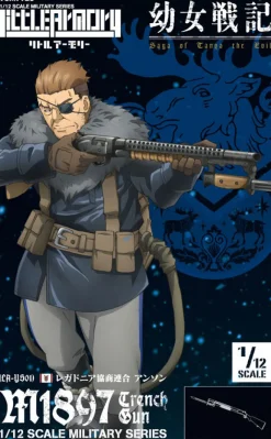 Tomytec LittleArmory LA-YS01 Youjo Senki Anson M1897 Trench Gun 1/12 Model Kit JAPAN