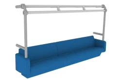 Plum Long Sheet Interior Set A Blue 4-door Car 2 Car Portion 1/80 Model Kit JAPAN