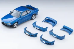 Tomytec LV-N353b Skyline 2-door Sport Coupe 25GT TURBO with Optional Parts Blue 2000