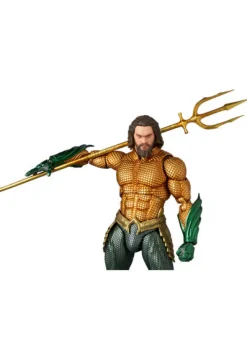 Medicom Toy MAFEX No.267 MAFEX Aquaman Gold & Green Suit Aquaman and The Lost Kingdom Figure
