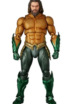 Medicom Toy MAFEX No.267 MAFEX Aquaman Gold & Green Suit Aquaman and The Lost Kingdom Figure