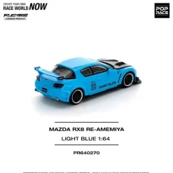 Pop Race Other Toys & Hobbies*Mazda RX-8 RE Amemiya Light Blue 1/64 Miniature Car JAPAN OFFICIAL